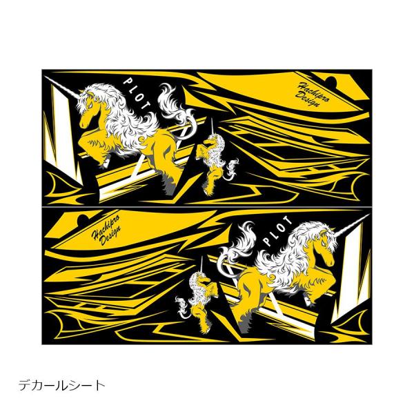 プロト デカールキットユニコーンAブラック＆イエロー YZF-R3/R25 15-18