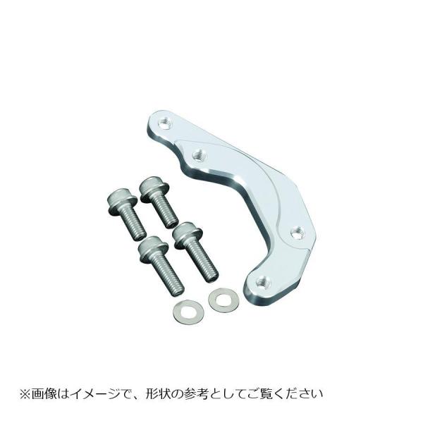 ポッシュフェイス キャリパーサポート F ブラック GROM グロム 4POT用 059155-06