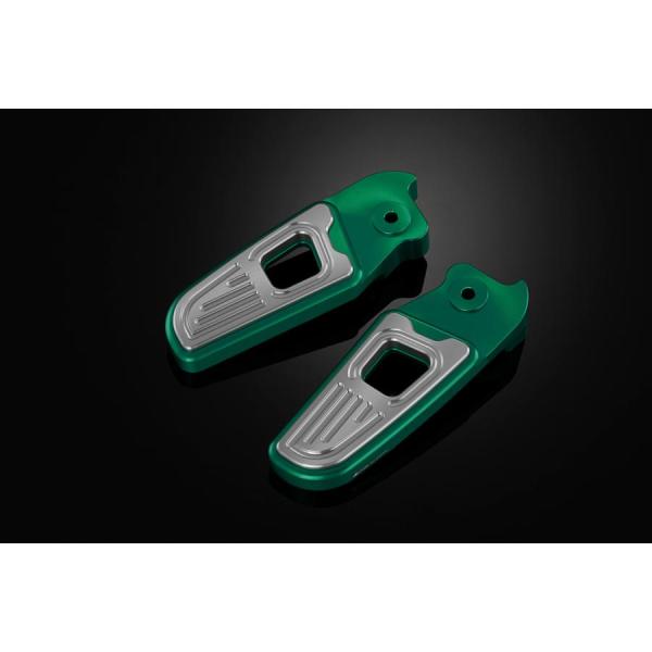 バイカーズ リアフットペグ L/R2ケ 左右セット グリーン PCX125 PCX150