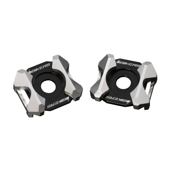 バイカーズ スイングアームアジャスタブルプレート 2ケ シルバー ニンジャ Ninja400/250...