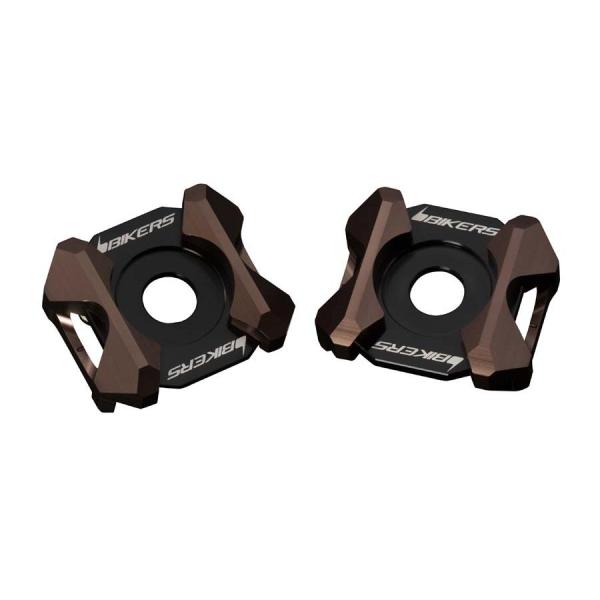 バイカーズ スイングアームアジャスタブルプレート 2ケ チタン ニンジャ Ninja400/250/...