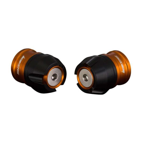 バイカーズ 純正ハンドル用バーエンド オレンジゴールド ニンジャ Ninja250 Z250