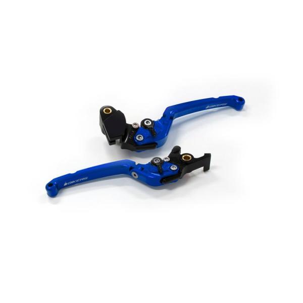 BIKERS (バイカーズ) レバーセット 可倒式 フラットタイプ ブルー ZX-25R Ninja...