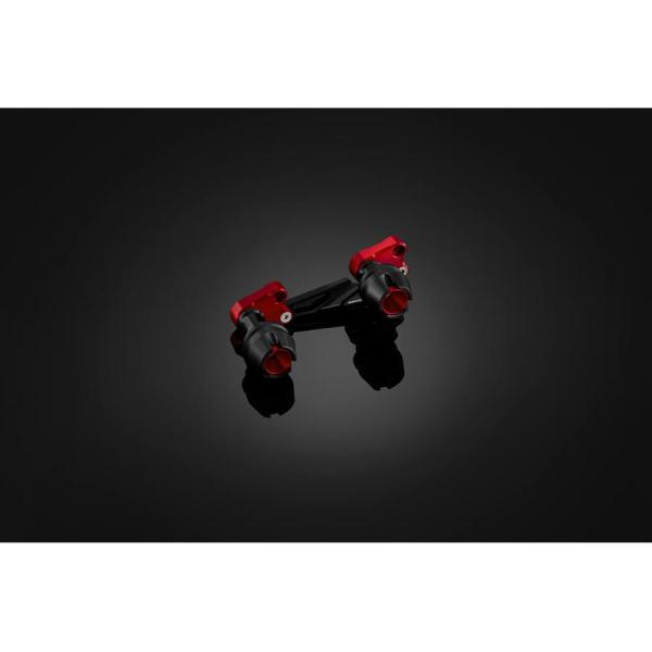 バイカーズ エキゾーストプロテクター レッド TRICITY