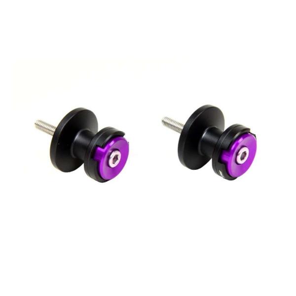 バイカーズ レーシングスタンドフック メンテンナススタンド 受け 2ケ パープル YZF-R25/R...