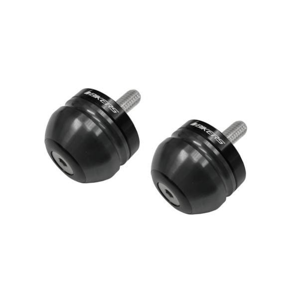 バイカーズ バーエンド 純正ハンドル用 YZF-R25 R3 MT-25 03 NMAX グレー