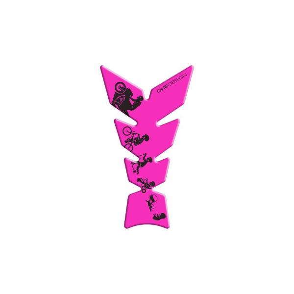 ONEDESIGN(ワンデザイン) タンクパッド 蛍光ピンク マット調