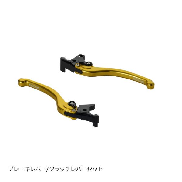 ブレーキ クラッチ レバー セット エフェックス スムースフィットレバー ゴールド ZRX1200/...