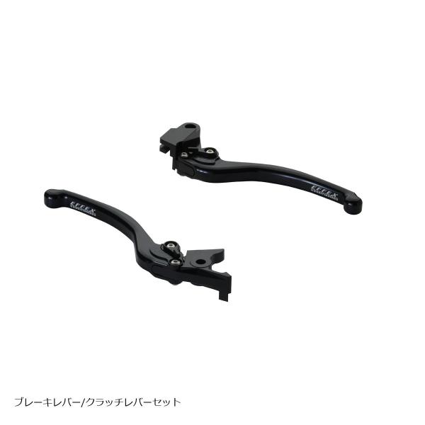 エフェックス スムースフィットレバー ブラック Z650RS 22-23/Ninja ZX-25R ...