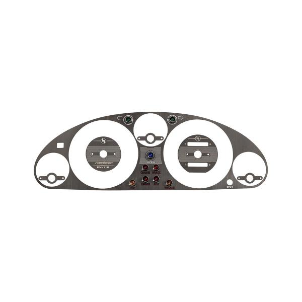 ジャスパフォーマンス メーターパネル(クラスターベゼル) ヴィンテージスタイル ブラックステンレスヘ...