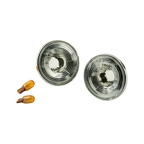 ILモータースポーツ (アイエルモータースポーツ) サイドウインカーセット クリア クロームリング ...