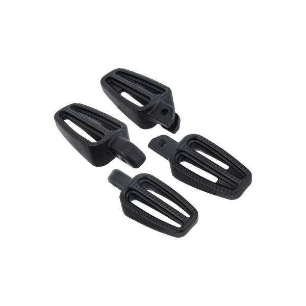 Motone(モートーン) フットレスト フロント/リア用 ステンレス ブラック T100/T120...