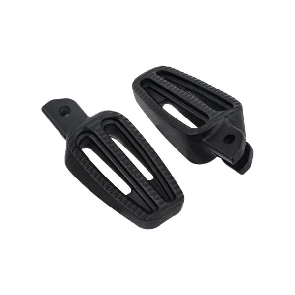 Motone(モートーン) フットレスト フロント用 ステンレス ブラック T100/T120 Sp...