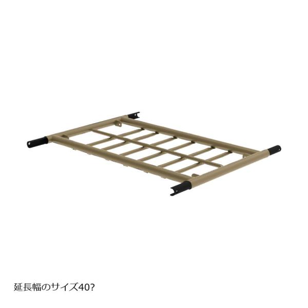 スリーディーユーエース マルチパーパス カー ルーフバスケット エクステンション Mサイズ コヨーテ...