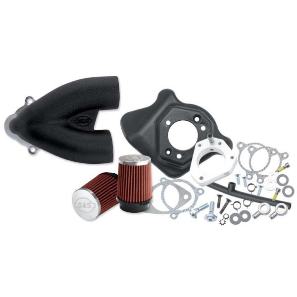 [特価品] S&amp;Sサイクル Sボアチューンドインダクション W.BLK TWIN CAM(電子スロッ...