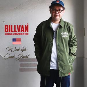 BILLVAN WORKS ビルバン TCウェザークロス アメリカンワーク コーチジャケット アメカジ ワークス アウトドア｜rubbersoul