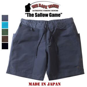 THE BACK WATER 日本製 コットン・ナイロン イージーショーツ The Sallow Game 307fls 撥水｜rubbersoul