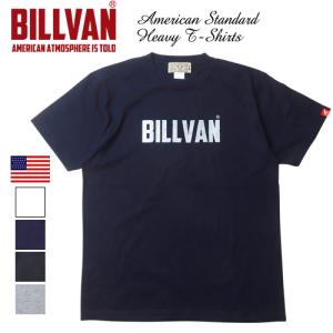 BILLVAN ビルバン アメカジ ヴィンテージ・擦れロゴ へヴィーウェイト半袖Tシャツ メンズ