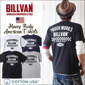 Tシャツ BILLVAN トラックワークス スタンダード バックプリントTシャツ 300308 ビルバン メンズ アメカジ