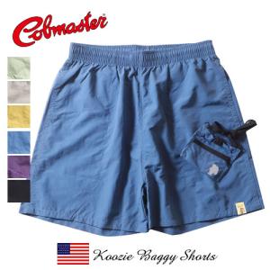 COBMASTER コブマスター クージー付き 撥水ナイロンバギーショーツ キャンプ アウトドア｜rubbersoul