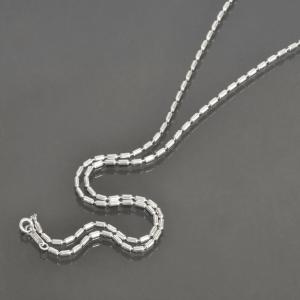 ネックレス チェーン シルバー925 変形ボールBBチェーン 幅2.0mm 長さ50cm｜鎖 銀 Silver アクセサリー レディース メンズ｜rubby