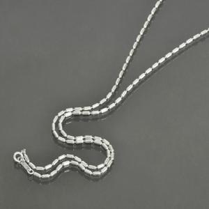 ネックレス チェーン シルバー925 変形ボールBBチェーン 幅2.0mm 長さ90cm｜鎖 銀 Silver アクセサリー レディース メンズ｜rubby