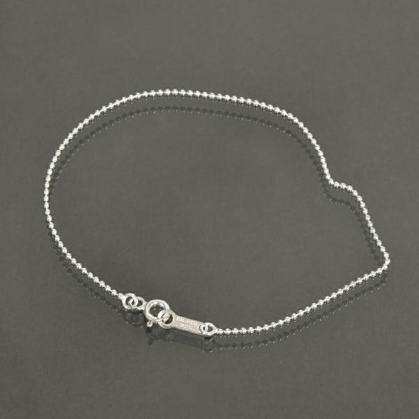 ブレスレット チェーン シルバー925 ボールチェーン 幅1.2mm 長さ18cm｜鎖 銀 Silv...
