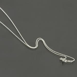 ネックレス チェーン シルバー925 カットボールチェーン 幅1.2mm 長さ