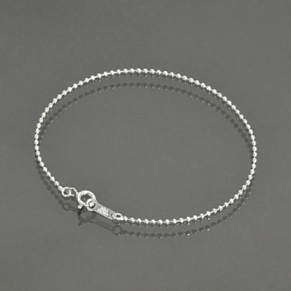 ブレスレット チェーン シルバー925 カットボールチェーン 幅1.5mm 長さ18cm｜鎖 銀 S...