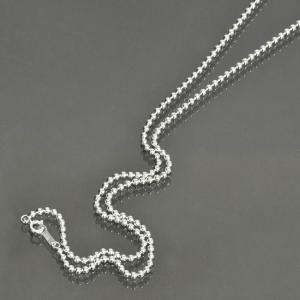 シルバー925 ボールチェーン コネクタ 幅2.5mm 長さ100cm ネックレス チェーン シルバー925 ボールチェーン コネクタ 幅