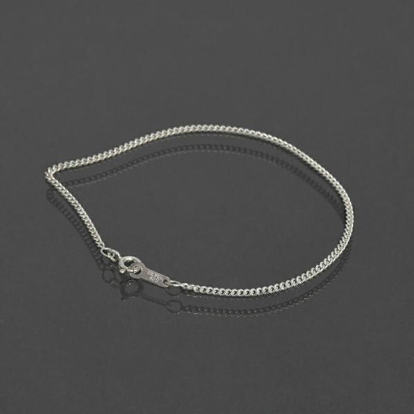 ブレスレット チェーン シルバー925 2面カット喜平チェーン 幅1.7mm 長さ18cm｜鎖 銀 ...