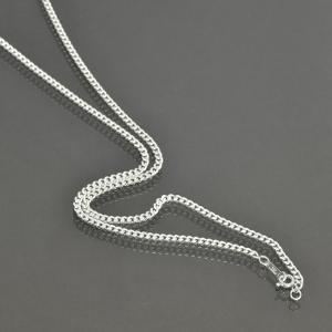 ネックレス チェーン シルバー925 2面カット喜平チェーン 幅2.6mm 長さ55cm｜鎖 銀 Silver アクセサリー レディース メンズ｜rubby