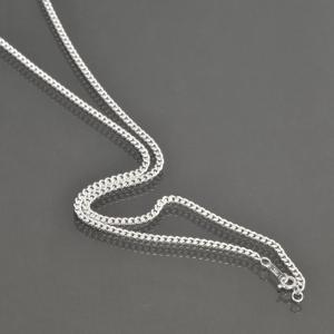 ネックレス チェーン シルバー925 2面カット喜平チェーン 幅2.6mm 長さ60cm｜鎖 銀 Silver アクセサリー レディース メンズ｜rubby