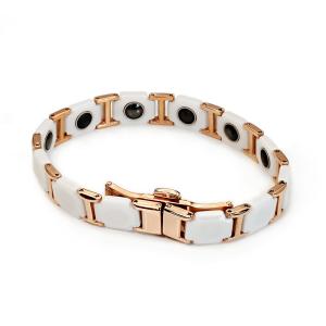 ブレスレット セラミック ゲルマニウム×マグネットの磁気ブレスレット