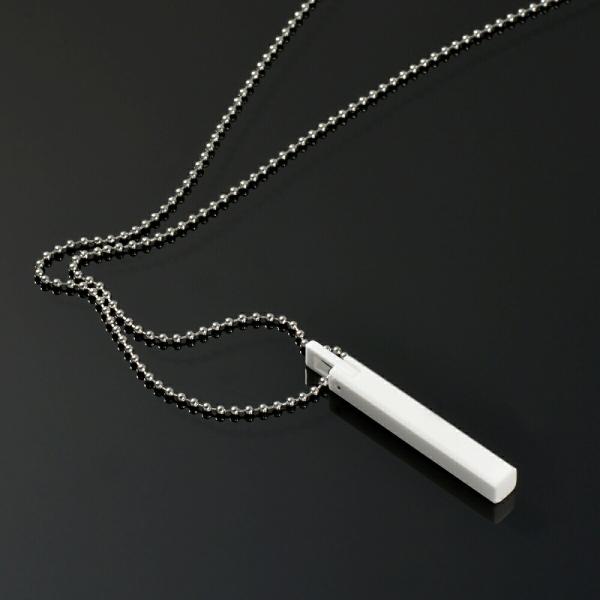 ペンダントトップ セラミック スティックペンダント 白 ホワイト チェーン付属｜Ceramic アク...