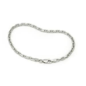 ブレスレット チェーン シルバー925 2面カット小豆チェーン 幅3.0mm 長さ20cm｜鎖 銀 Silver アクセサリー レディース メンズ｜rubby