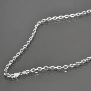 ネックレス チェーン シルバー925 4面カット小豆チェーン 幅5.0mm 長さ40cm｜鎖 銀 Silver アクセサリー メンズ｜rubby