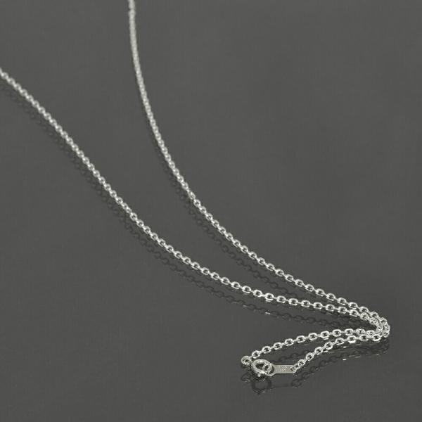 ネックレス チェーン シルバー925 4面カット小豆チェーン 幅2.0mm 長さ40cm｜鎖 銀 S...