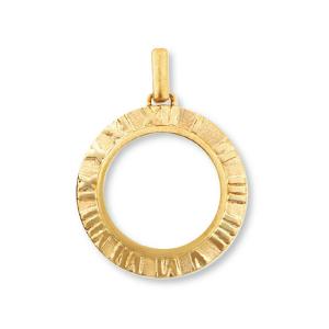 1個売り】 コイン空枠パーツ 18金 イエローゴールド メイプルリーフ