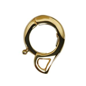 1個売り】 バチカン 18金 イエローゴールド 溝入りバチカン 縦10.5mm