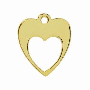 1個売り】 チャームパーツ 18金 イエローゴールド プレートチャーム