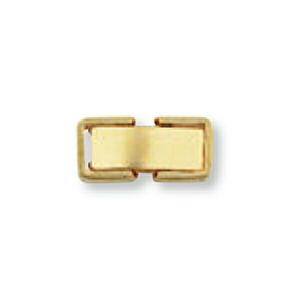 1個売り】 留め具 18金 イエローゴールド 中折れ式留具 縦8.5mm 横3.5