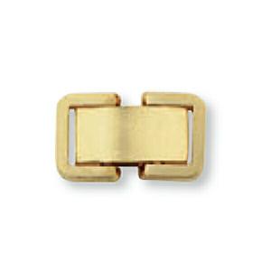 1個売り】 留め具 18金 イエローゴールド 中折れ式留具 縦8.5mm 横3.5