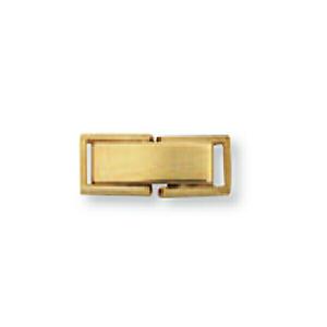 1個売り】 留め具 18金 イエローゴールド 中折れ式留具 縦8.5mm 横3.5