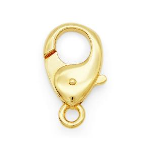 18kゴールドネックレス ロブスタークラスプ 1個売り】 留め具 18金 イエローゴールド フック ロブスタークラスプ