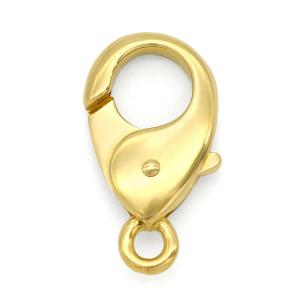 1個売り】 留め具 14金 ホワイトゴールド パール用差し込み式クラスプ