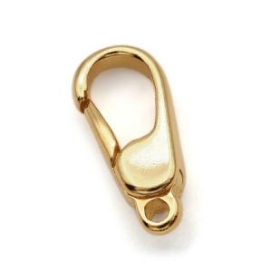 1個売り】 安全ピン 18金 イエローゴールド 無垢の安全ピン 縦