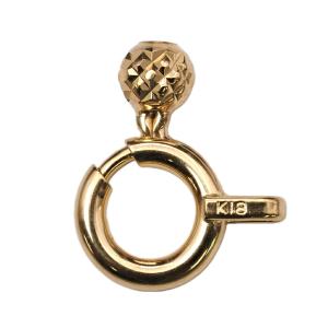 1個売り】 留め具 18金 イエローゴールド 輪王 直径6.0mm 引き輪