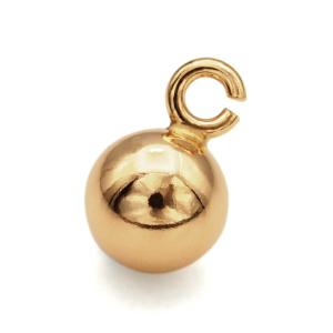 1個売り】 チャームパーツ 18金 イエローゴールド 三日月型チャーム