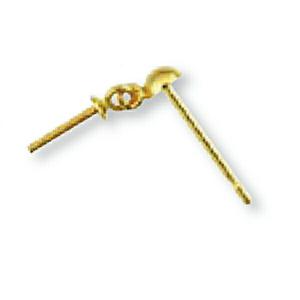 1個売り】 丸カン 18金 イエローゴールド 丸環 線径0.8mm 直径5.0mm 